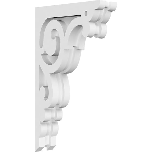 Ekena Millwork Hurley Architectural Grade PVC Corbel, 1 7/8"W X 6 1/2"D X 11"H CORP01X06X11HU - main